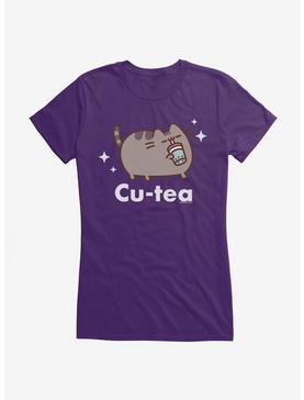 Plus Size Pusheen Sips Cu-Tea Girls T-Shirt, , hi-res