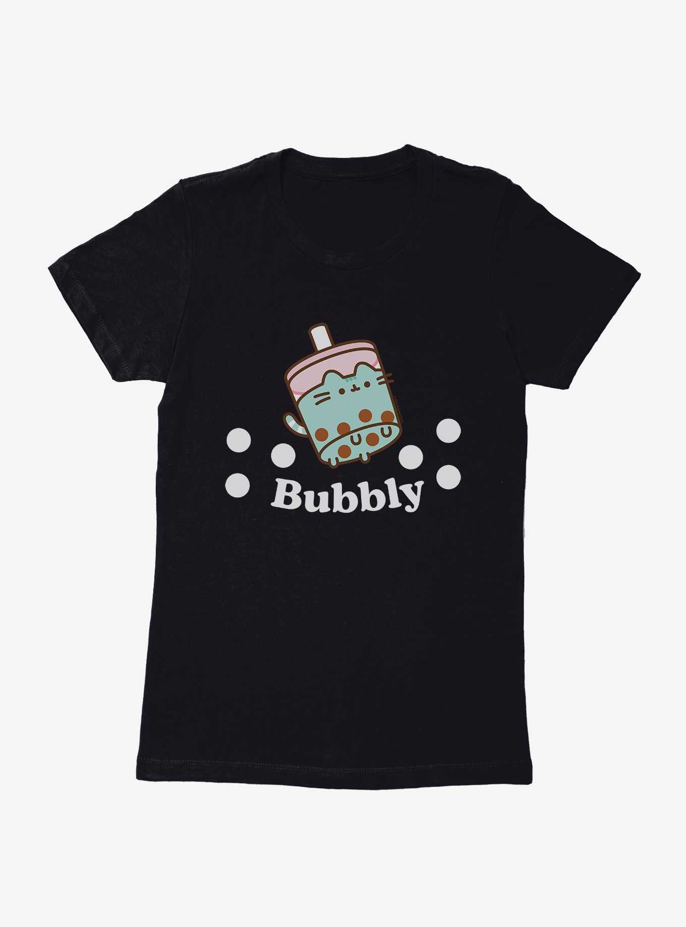 Pusheen Sips Bubbly Boba Womens T-Shirt, , hi-res