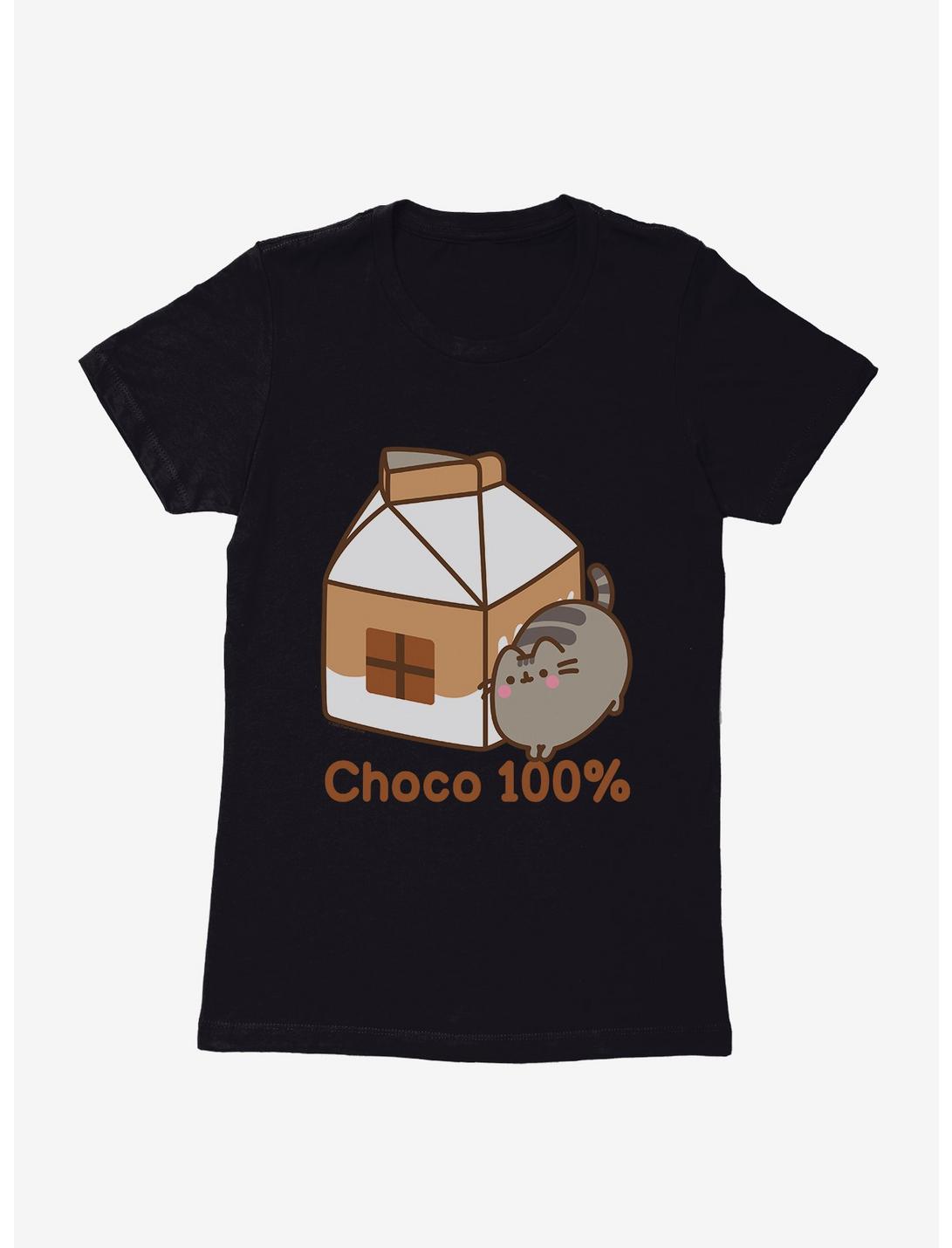 Pusheen Sips Choco 100 Percent Womens T-Shirt, , hi-res