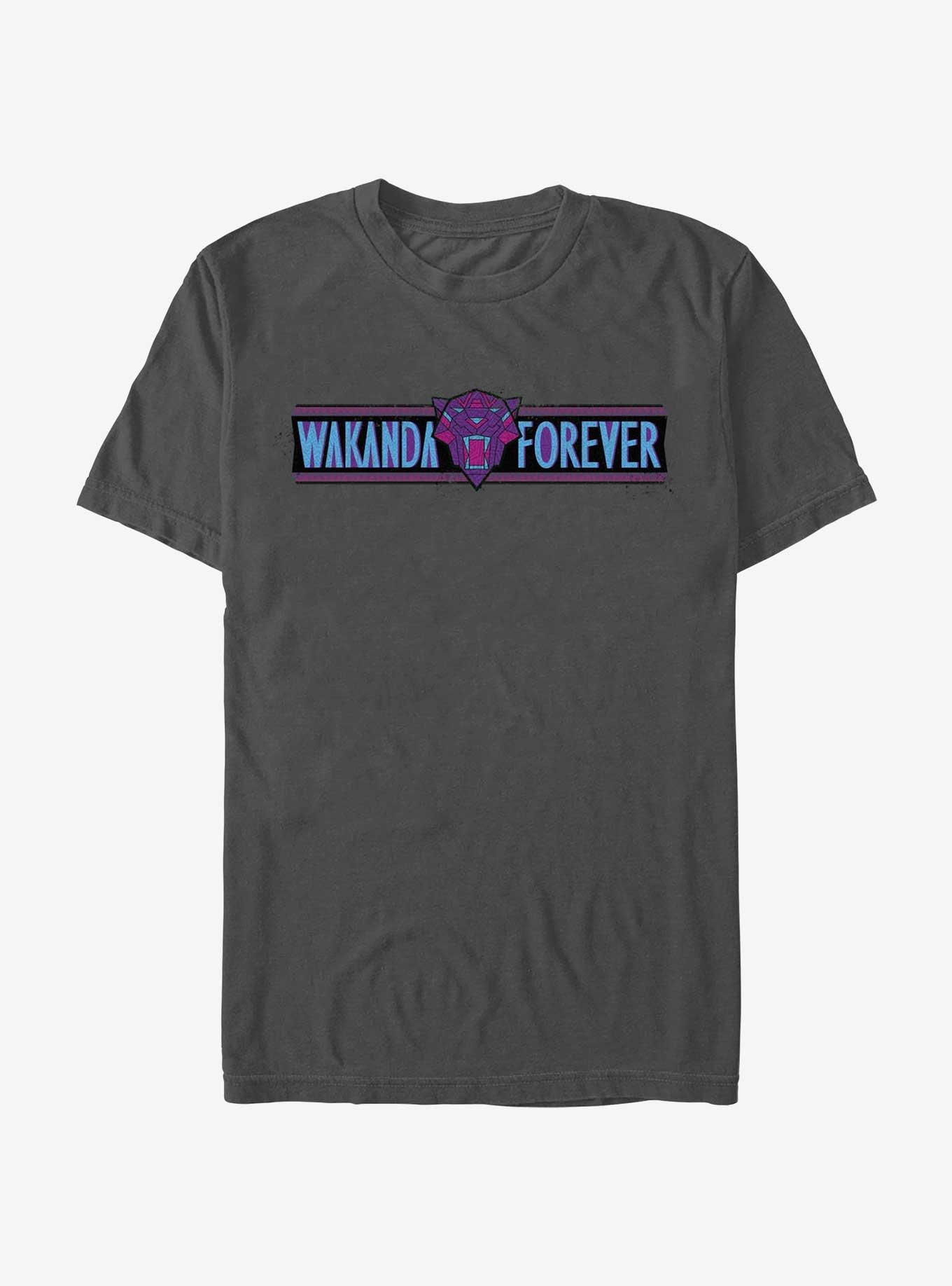 Marvel Black Panther: Wakanda Forever Banner Logo Extra Soft T-Shirt, , hi-res