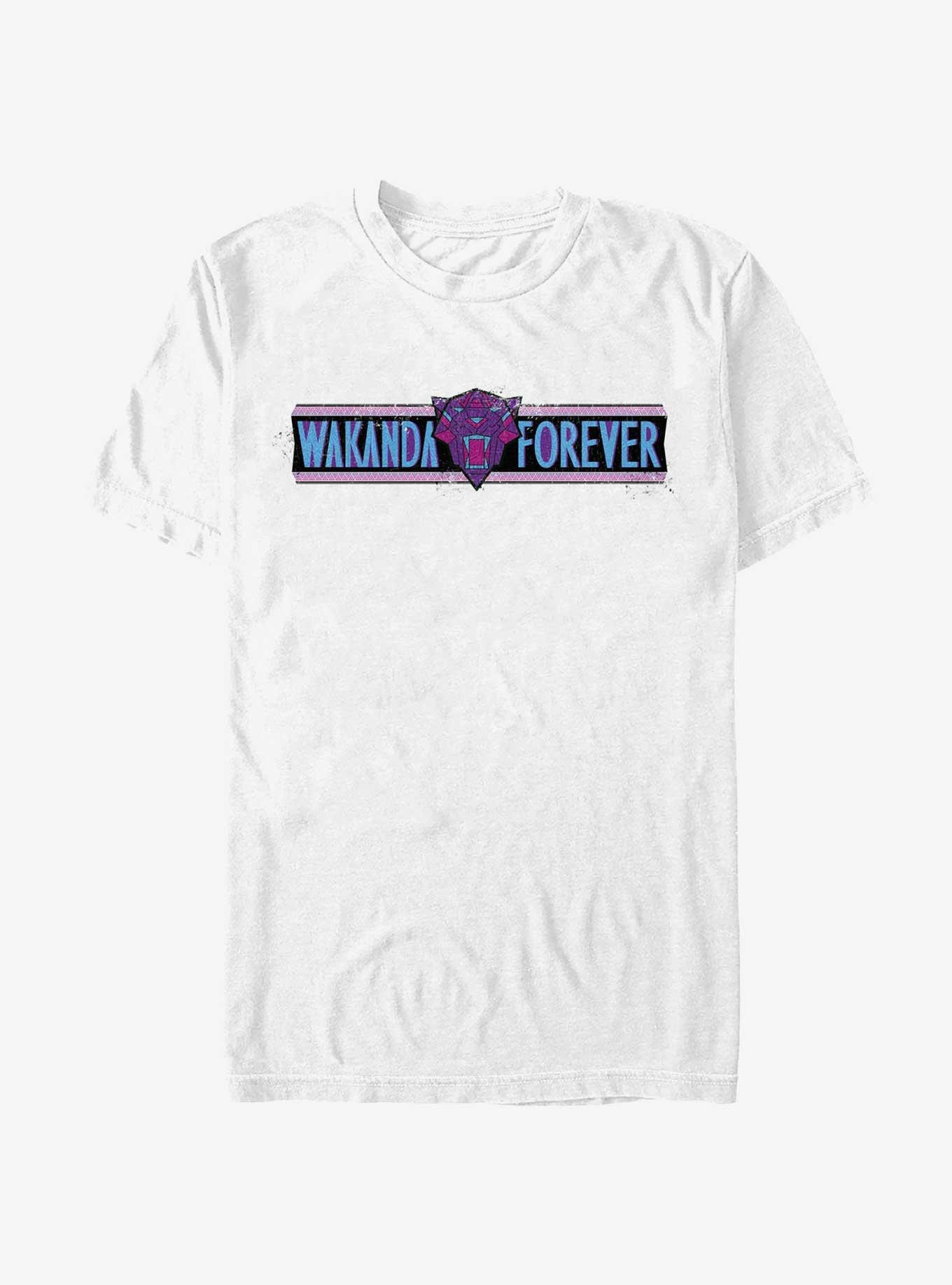 Marvel Black Panther: Wakanda Forever Banner Logo Extra Soft T-Shirt, , hi-res