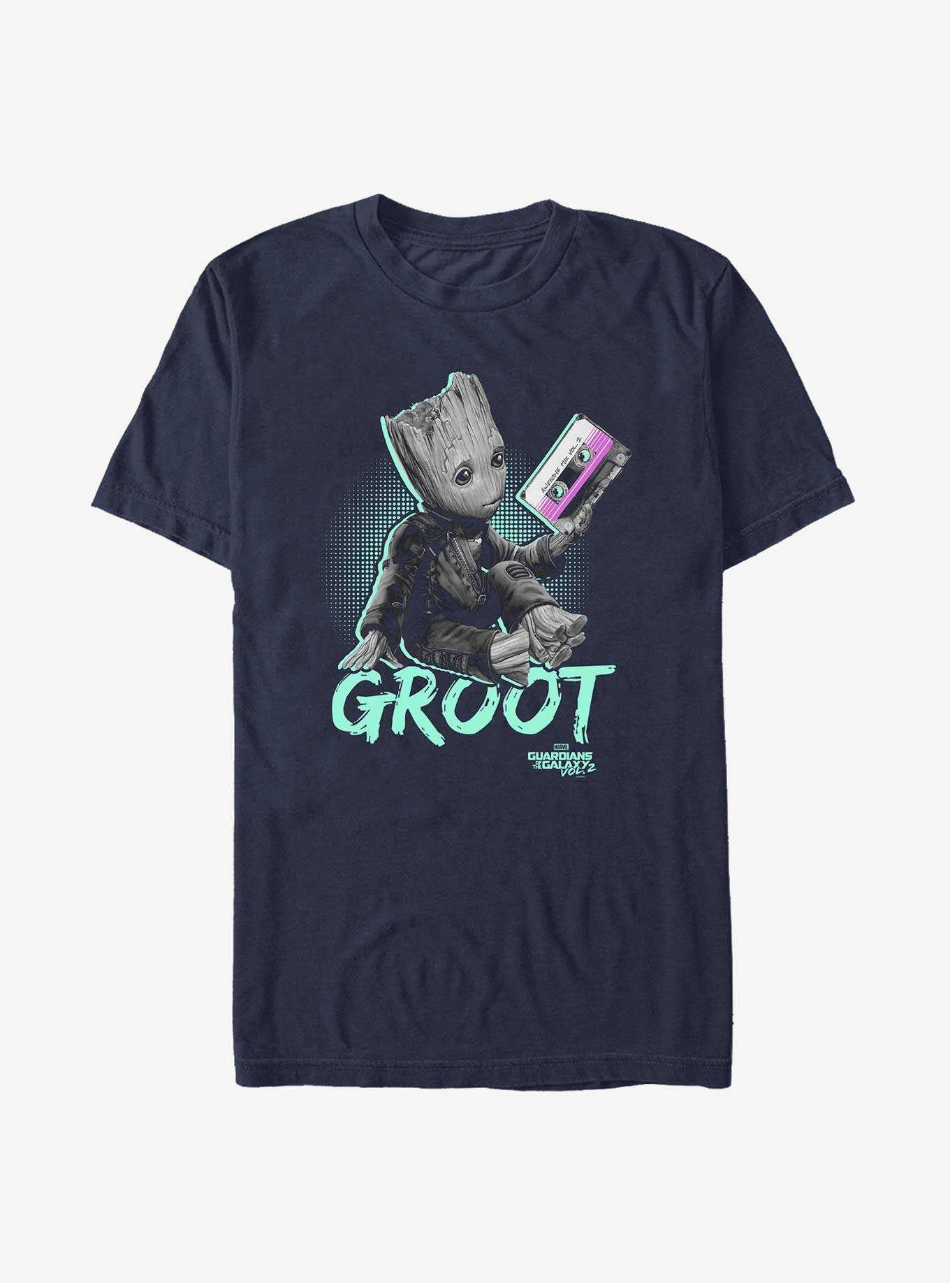 Marvel Guardians of the Galaxy Neon Baby Groot Extra Soft T-Shirt, , hi-res