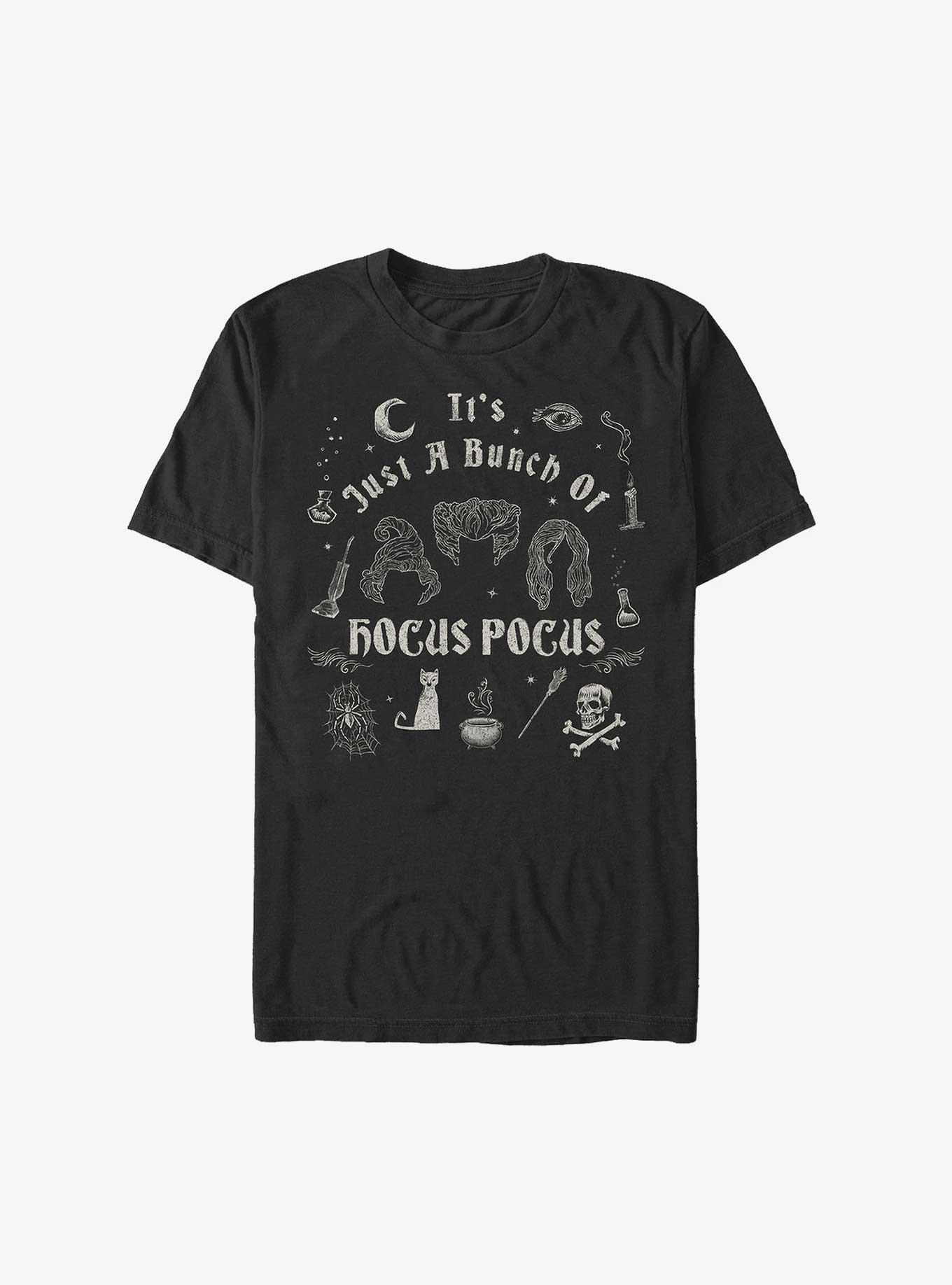 Disney Hocus Pocus A Bunch of Hocus Pocus Extra Soft T-Shirt, BLACK, hi-res
