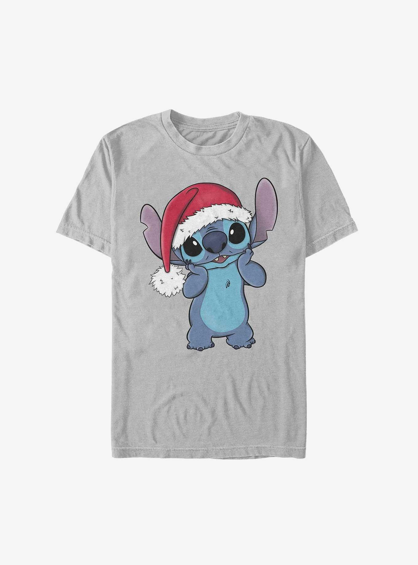 Disney Lilo & Stitch Santa Hat Cutie Extra Soft T-Shirt, , hi-res