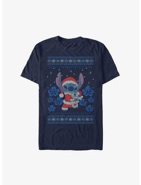 Disney Lilo & Stitch Santa Stitch and Scrump Ugly Christmas Extra Soft T-Shirt, , hi-res