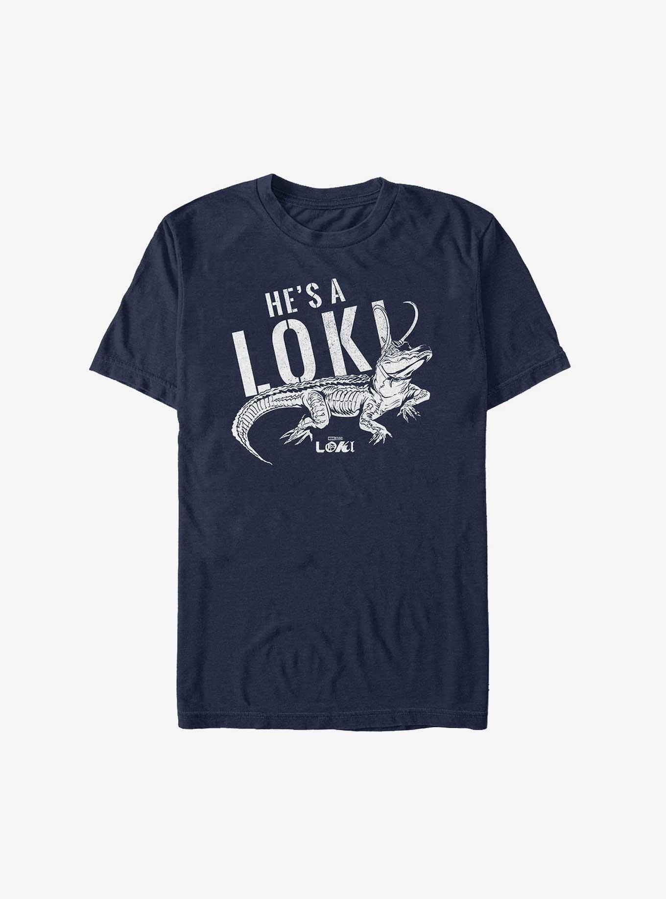 Marvel Loki Variant Alligator Loki Extra Soft T-Shirt, NAVY, hi-res