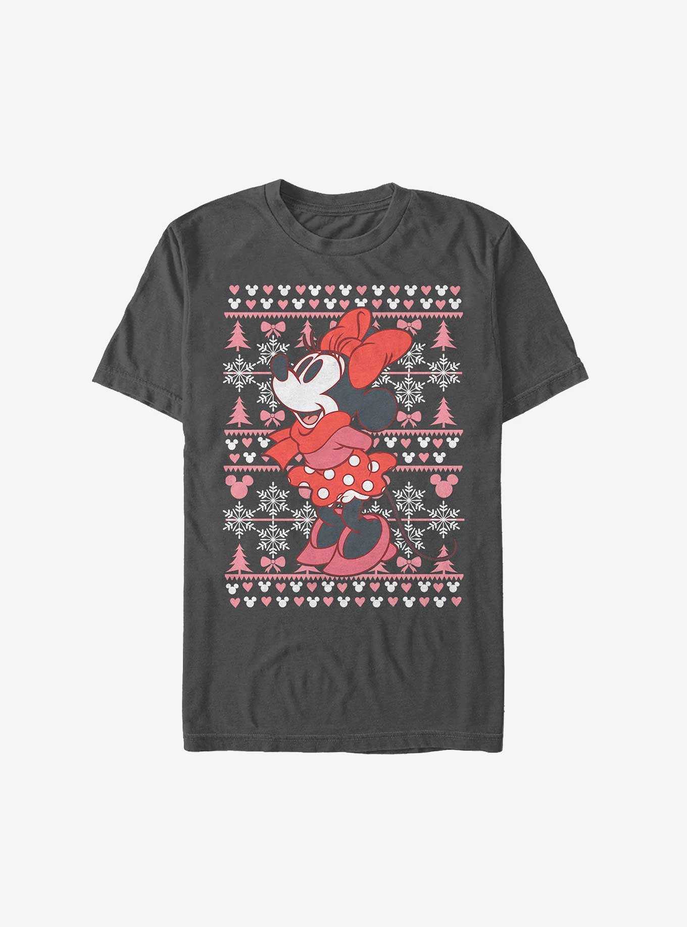 Disney Mickey Mouse Minnie Ugly Christmas Extra Soft T-Shirt, , hi-res