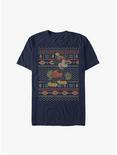 Disney Mickey Mouse Vintage Ugly Christmas Extra Soft T-Shirt, NAVY, hi-res
