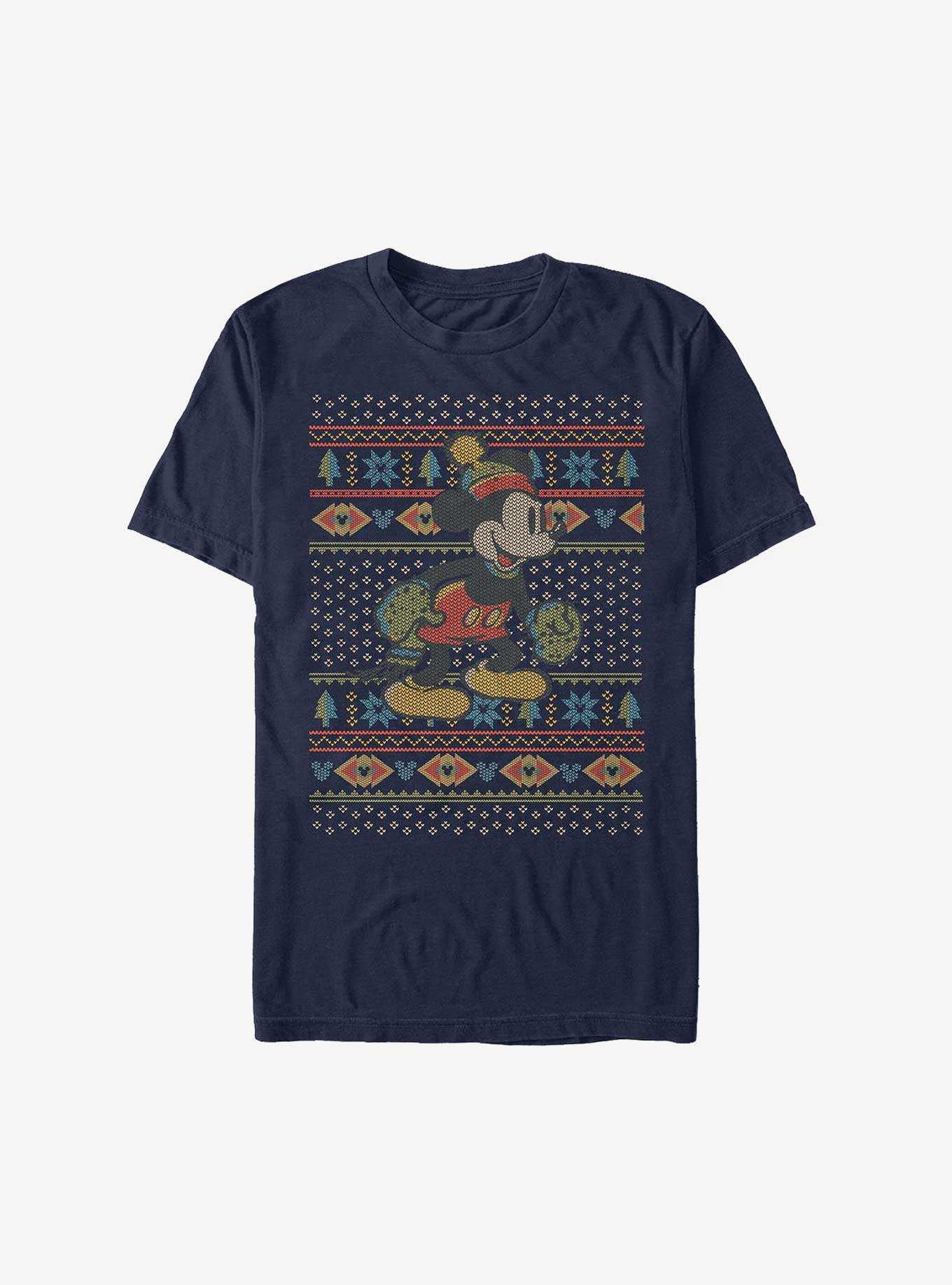 Disney Mickey Mouse Vintage Ugly Christmas Extra Soft T-Shirt, , hi-res