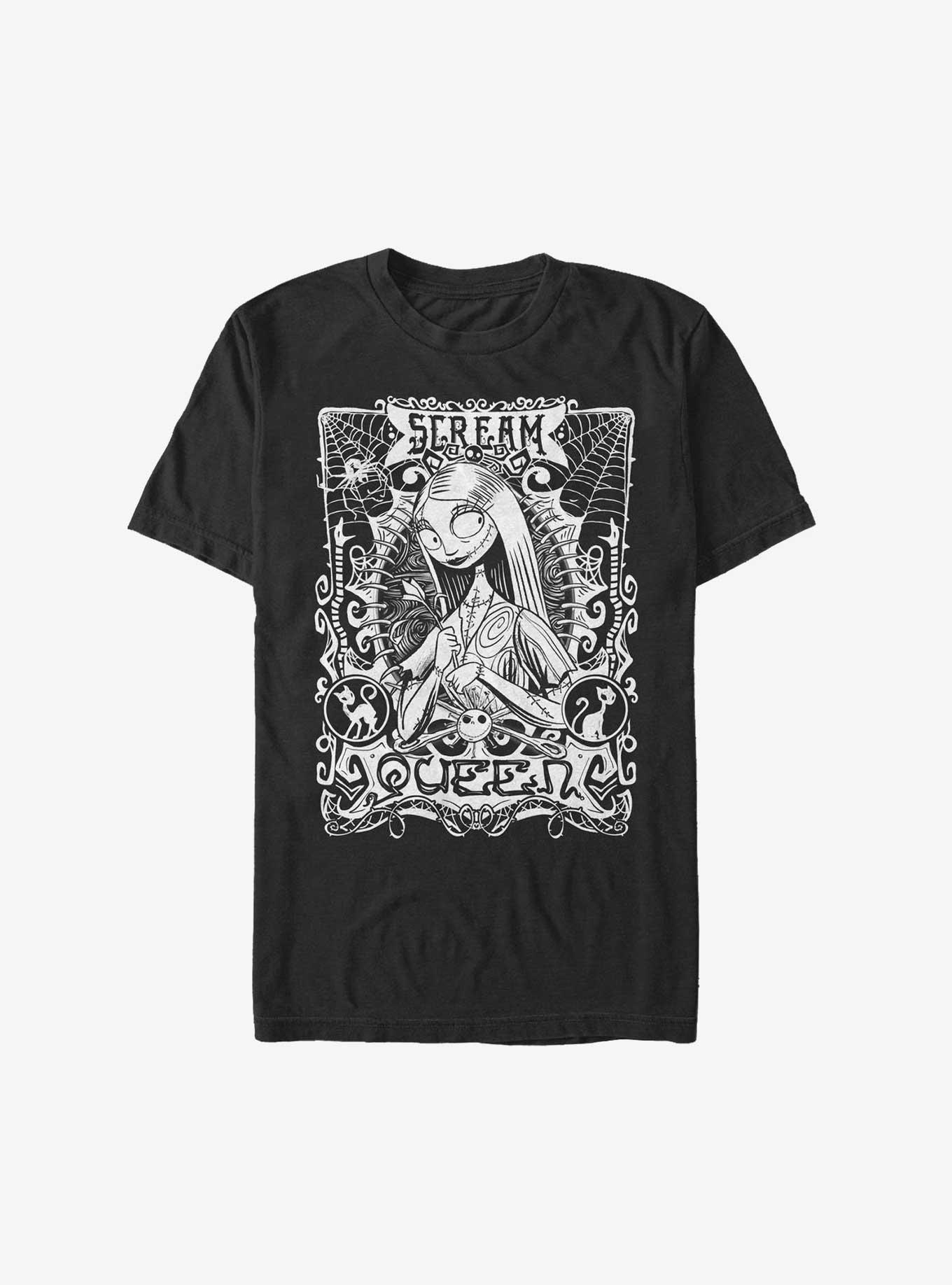 Disney The Nightmare Before Christmas Sally Scream Queen Extra Soft T-Shirt, BLACK, hi-res