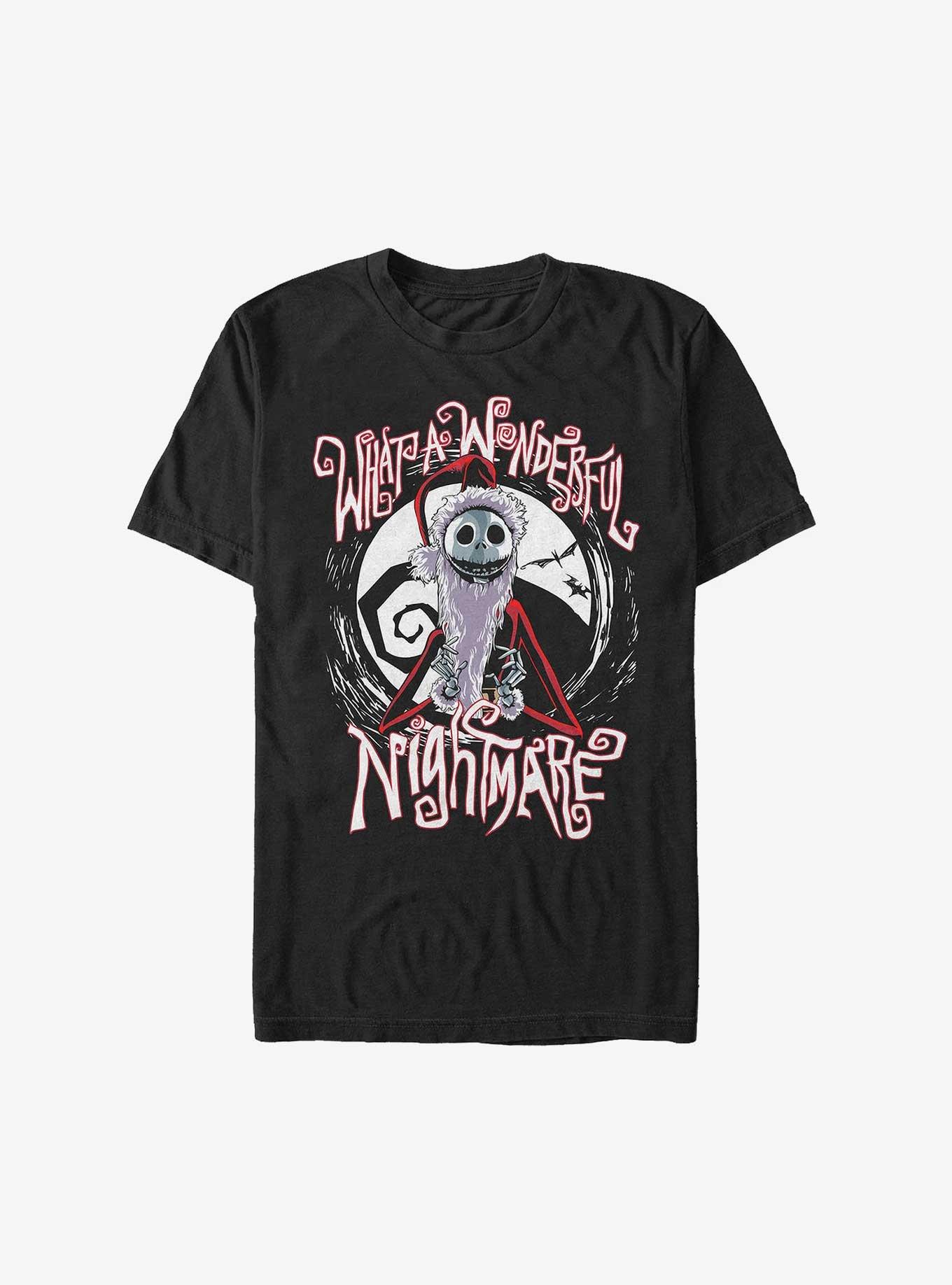 Disney The Nightmare Before Christmas Santa Jack What A Wonderful Nightmare Extra Soft T-Shirt, BLACK, hi-res