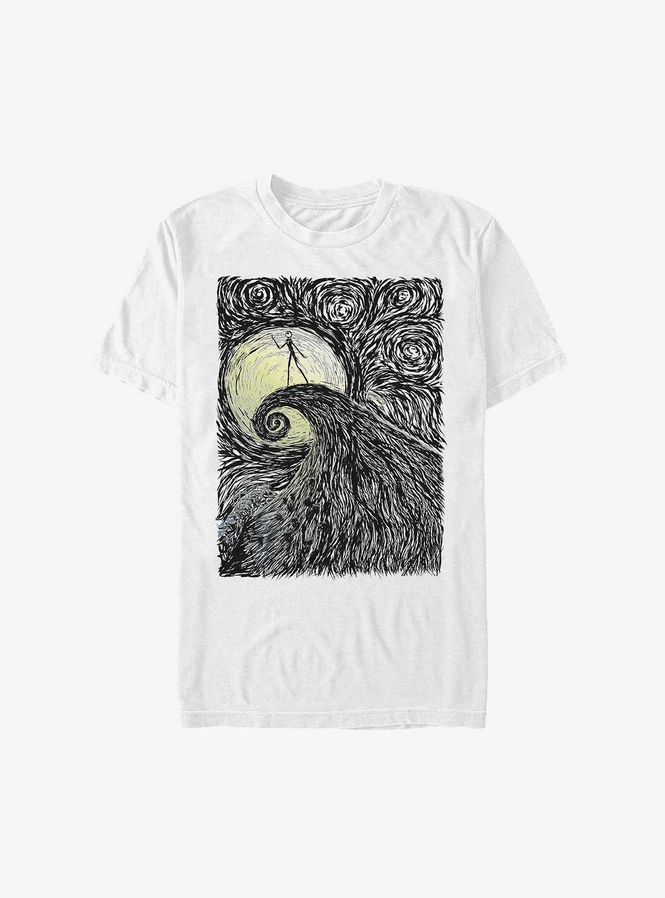 Disney The Nightmare Before Christmas Jack On Spiral Hill Extra Soft T-Shirt, , hi-res