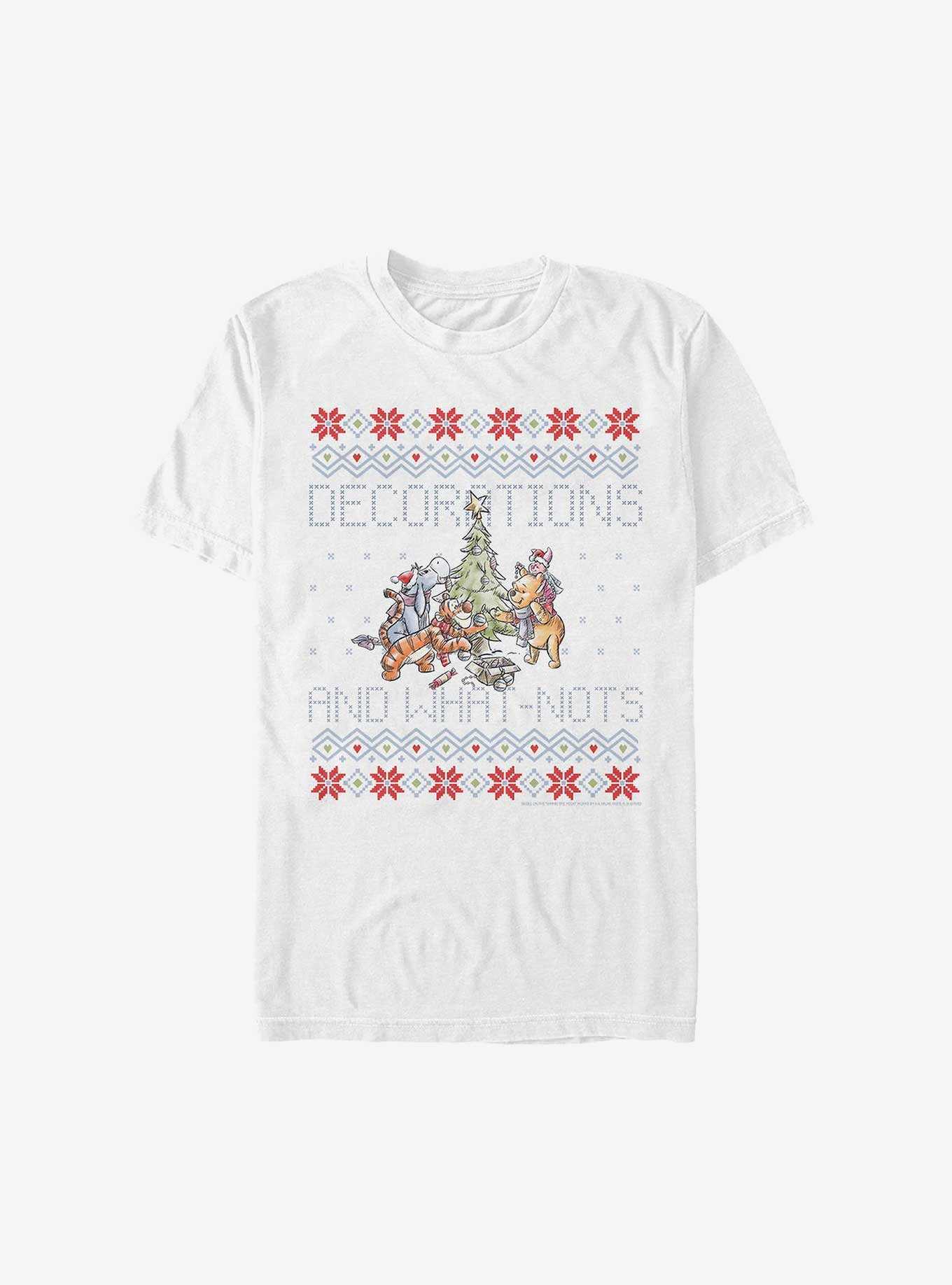Disney Winnie The Pooh Decorations And What-Nots Ugly Christmas Extra Soft T-Shirt, , hi-res