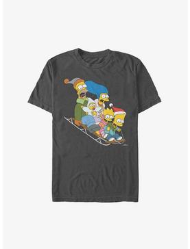 The Simpsons Gone Sledding Extra Soft T-Shirt, , hi-res