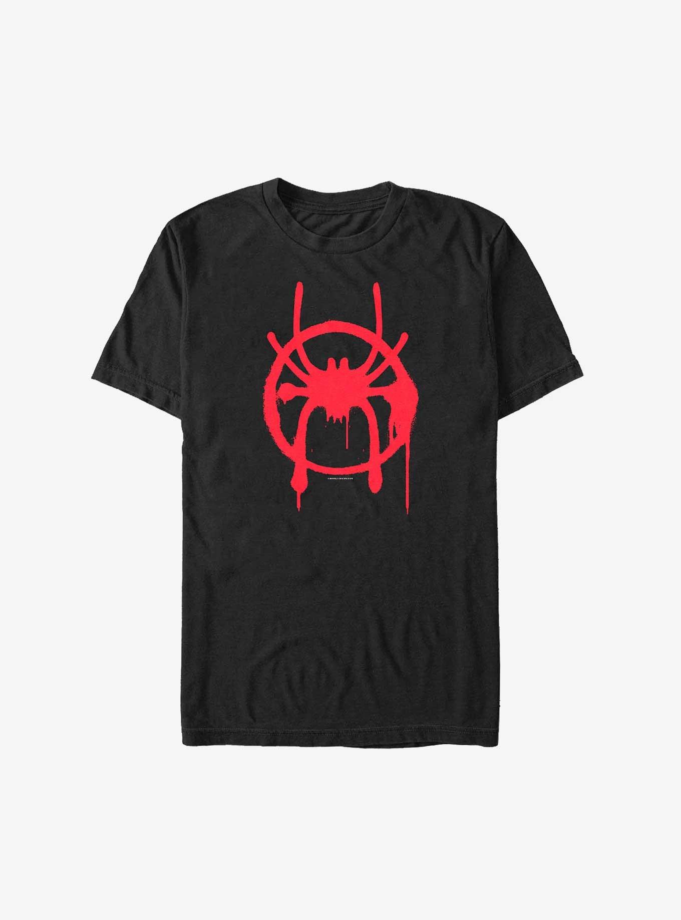 Marvel Spider-Man Miles Morales Spray Paint Symbol Extra Soft T-Shirt, , hi-res
