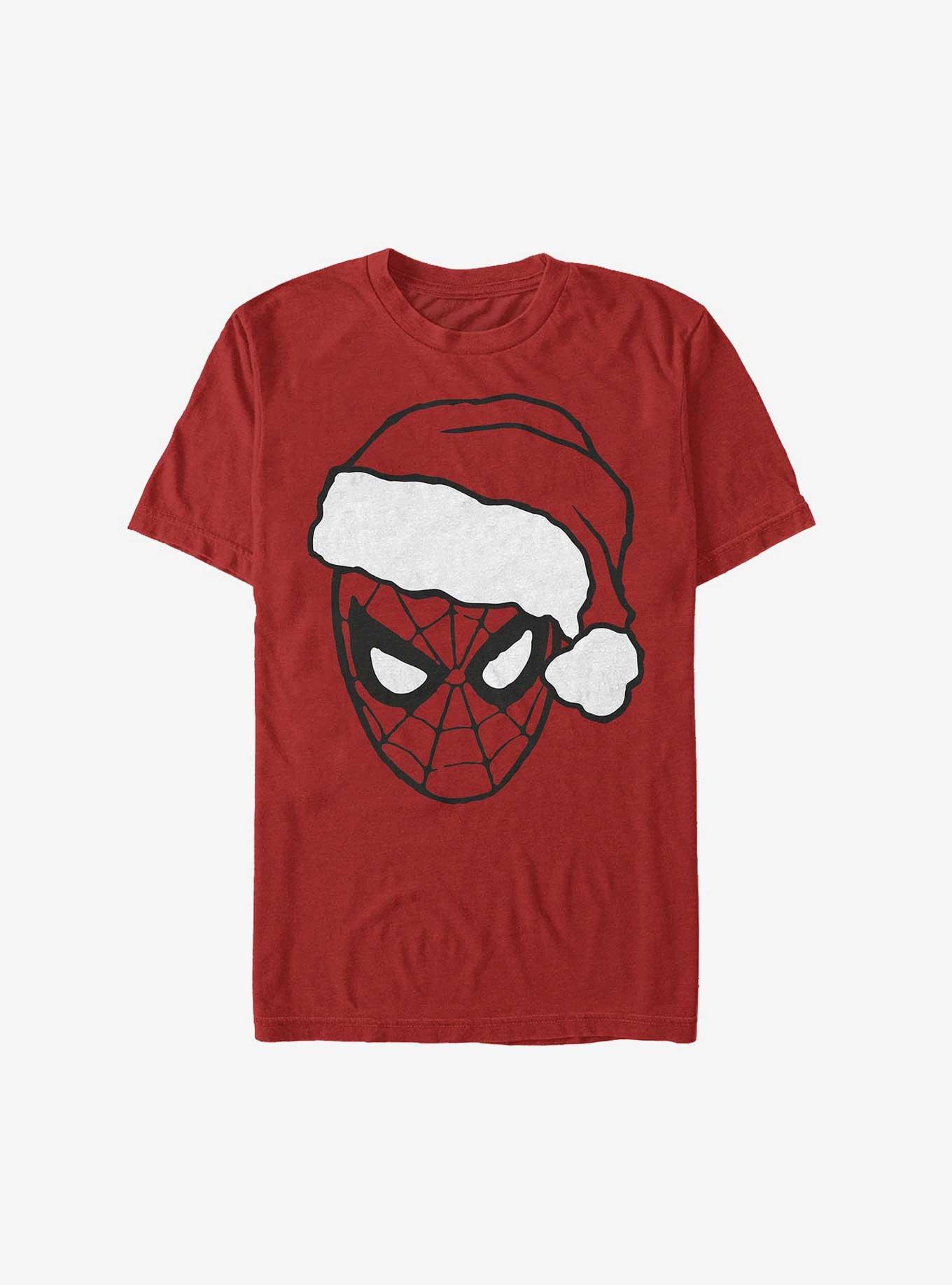 Marvel Spider-Man Santa Hat Spidey Extra Soft T-Shirt, RED, hi-res