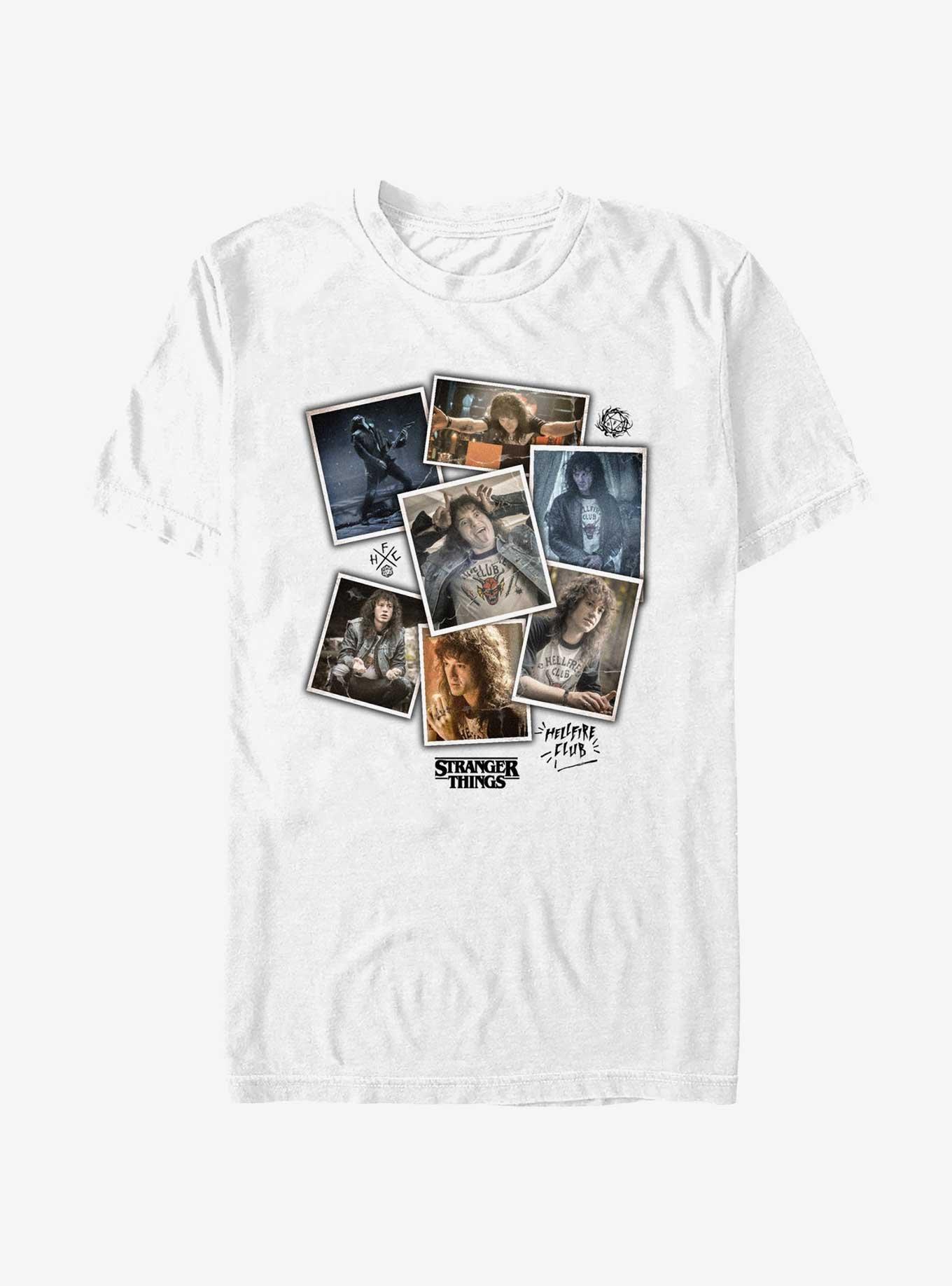 Stranger Things Remembering Eddie Collage Extra Soft T-Shirt, WHITE, hi-res