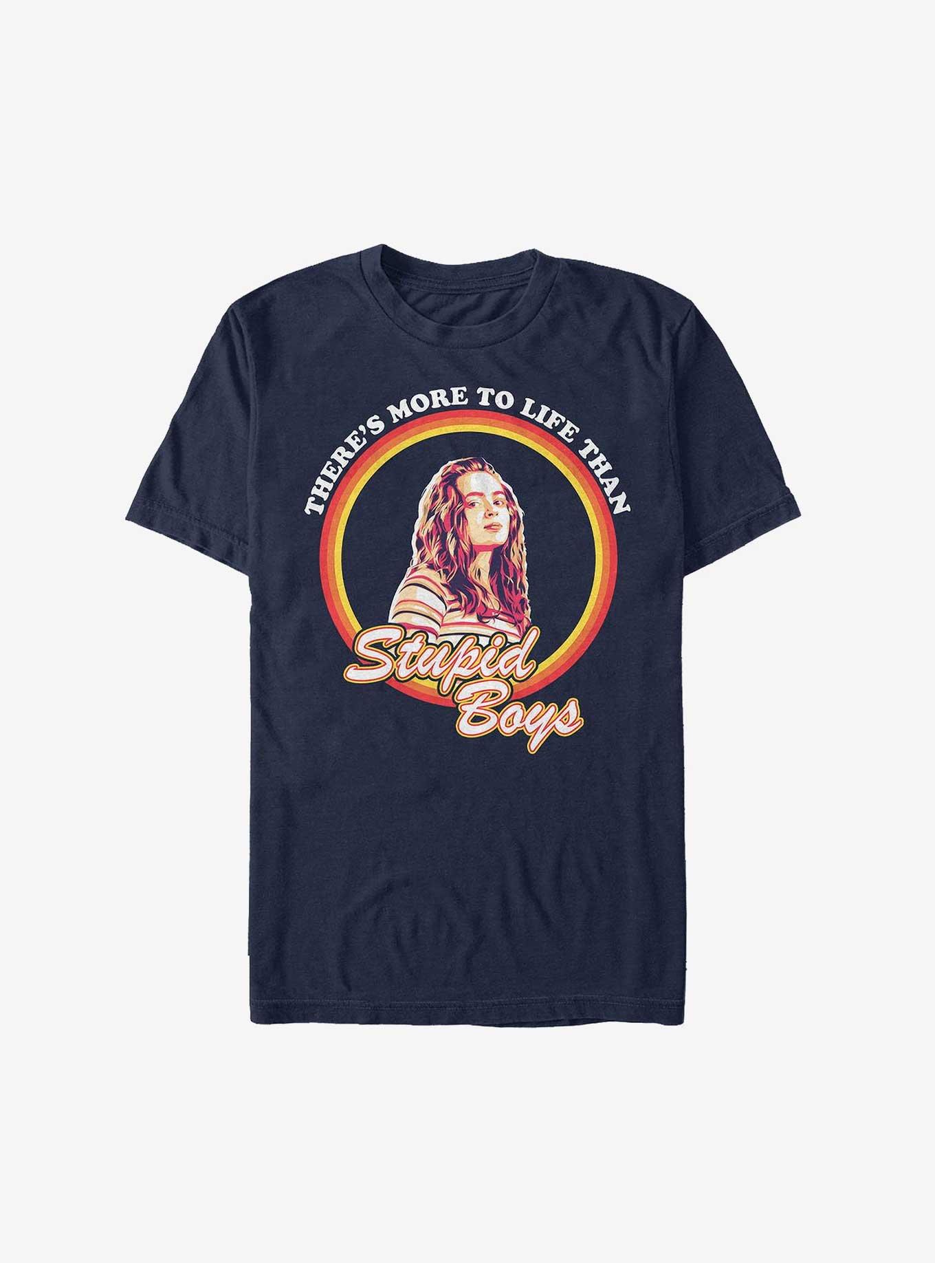 Stranger Things Max More To Life Than Stupid Boys Extra Soft T-Shirt, , hi-res