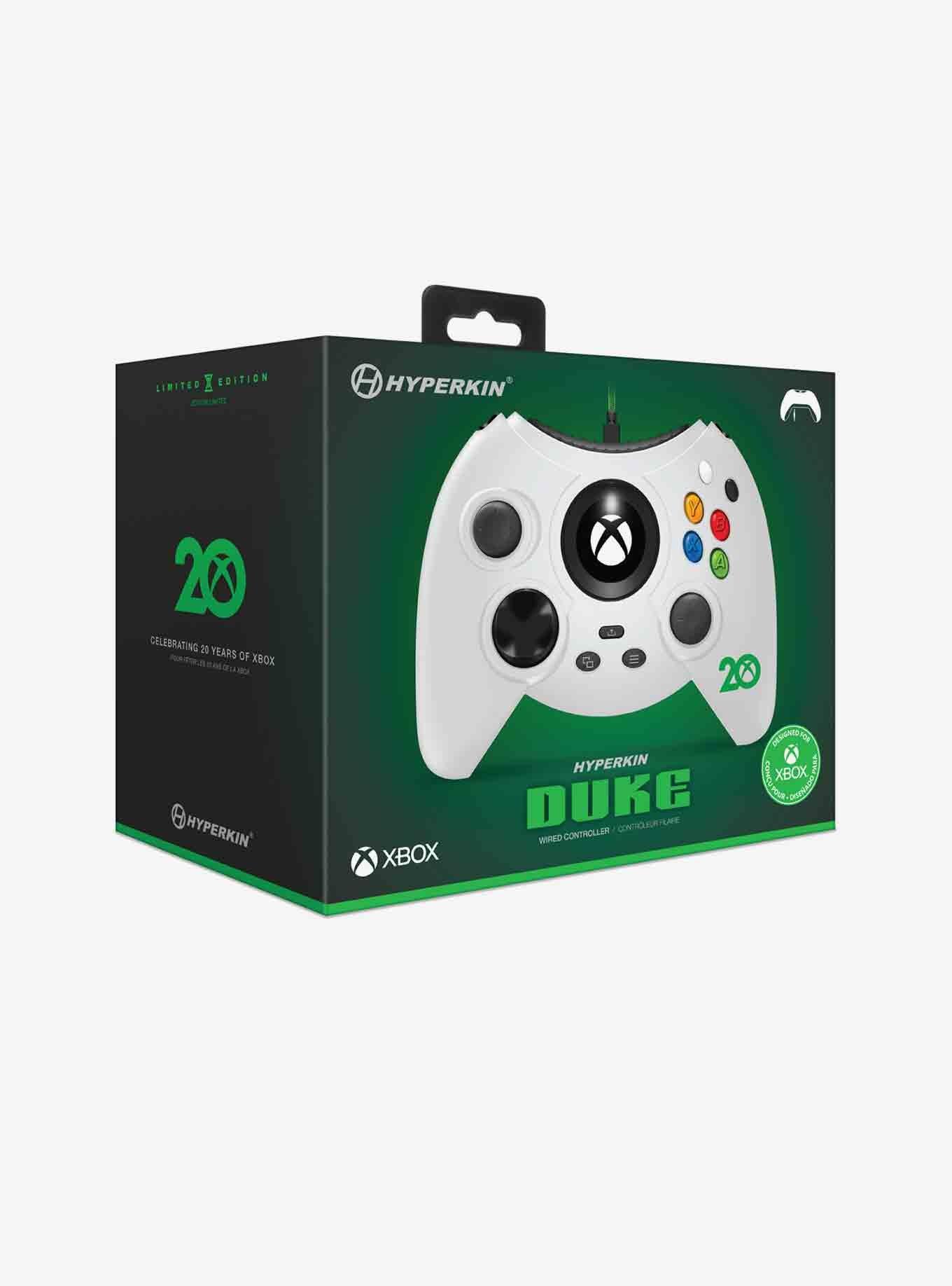 Hyperkin Xbox Duke Limited Edition White Controller, , hi-res