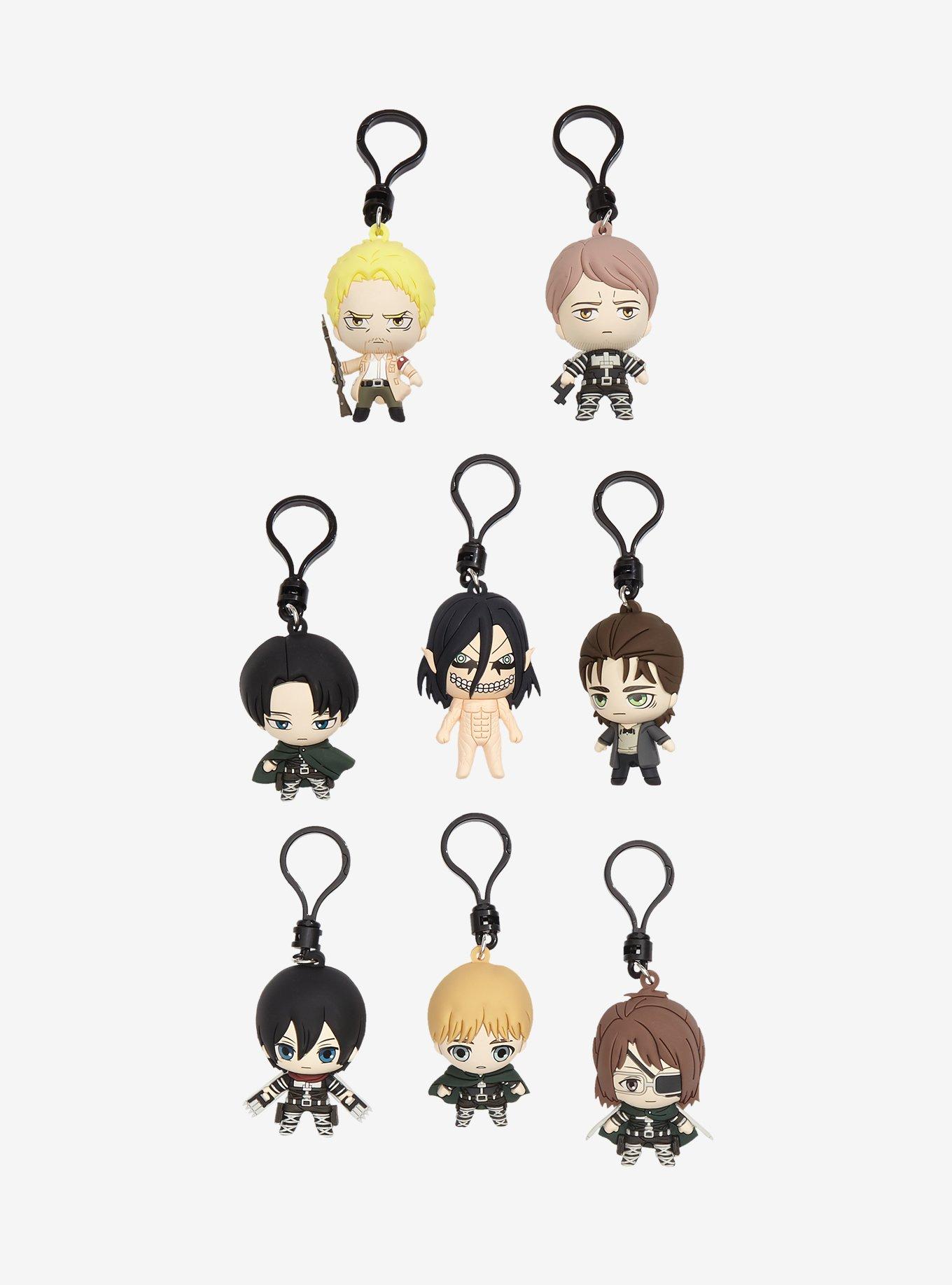 Attack on Titan Characters Blind Bag Figural Bag Clip, , hi-res