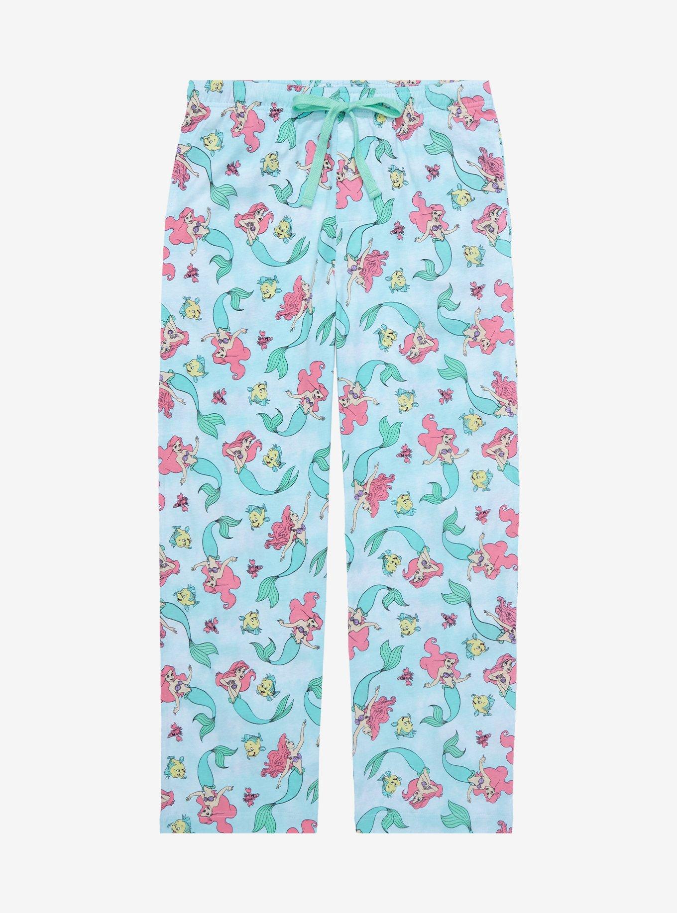 Disney The Little Mermaid Ariel & Friends Allover Print Sleep Pants ...