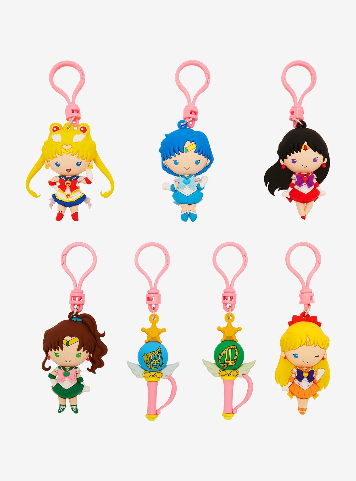 Sailor Moon Figures & Toys Keychains 6pcs/set Sailor Moon Keychains