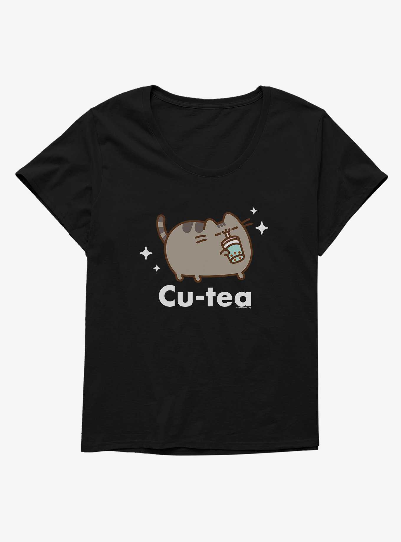Pusheen Sips Cu-Tea Girls T-Shirt Plus Size, , hi-res