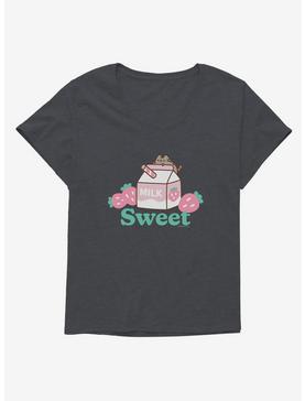 Plus Size Pusheen Sips Sweet Girls T-Shirt Plus Size, , hi-res