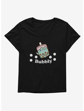 Pusheen Sips Bubbly Boba Womens T-Shirt Plus Size, , hi-res