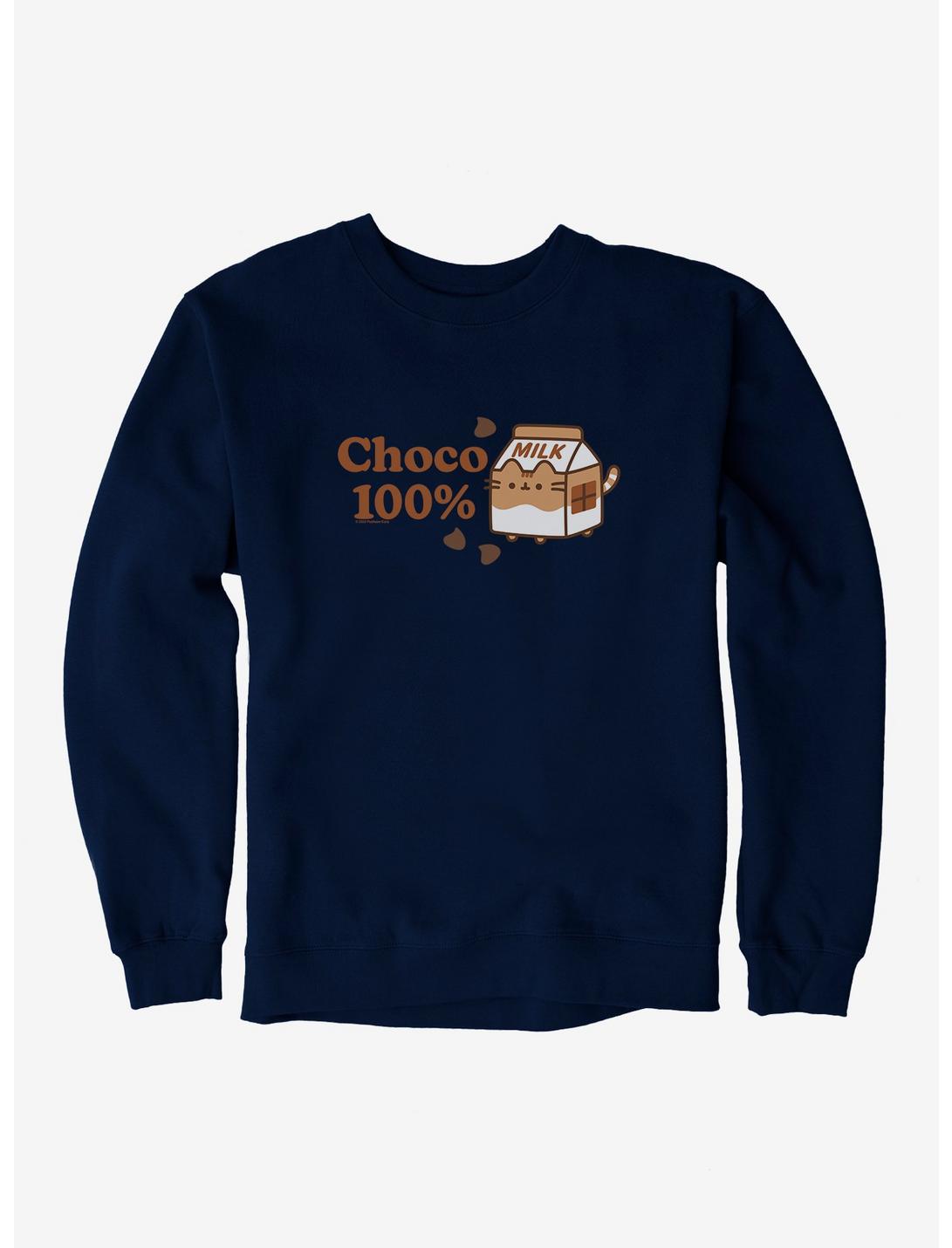 Pusheen Sips Choco 100 Percent Box Sweatshirt, , hi-res