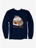 Pusheen Sips Choco 100 Percent Sweatshirt, , hi-res