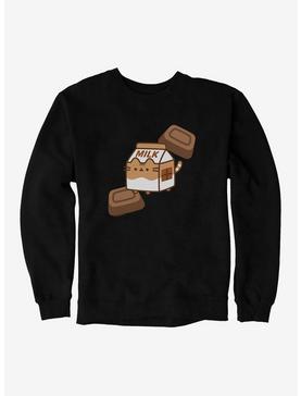 Pusheen Sips Chocolate Milk Box Sweatshirt, , hi-res