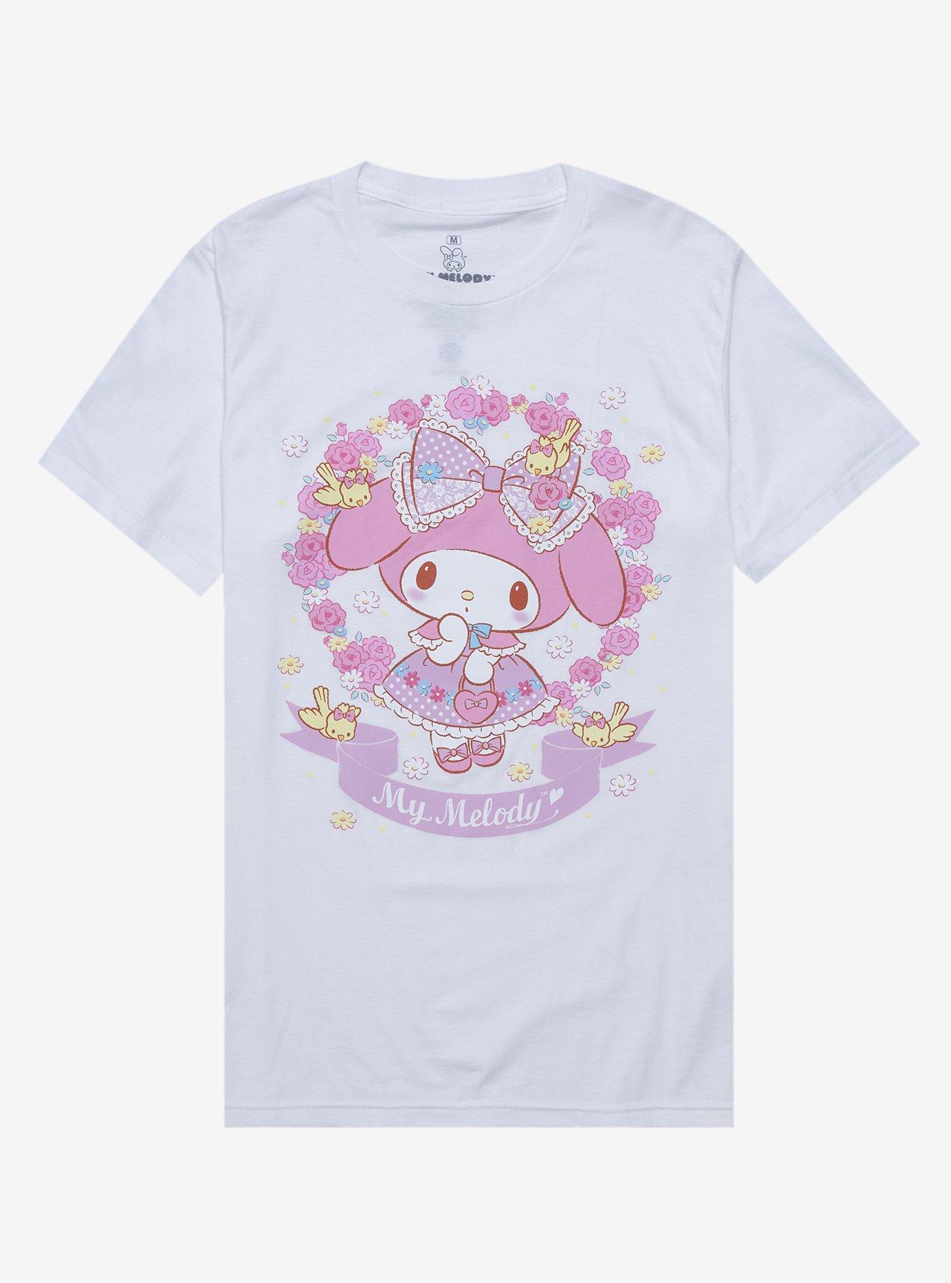 Hot Topic, Tops, Boo Boo Hot Topic My Melody Hello Kitty Sanrio Tshirt  Size Xl