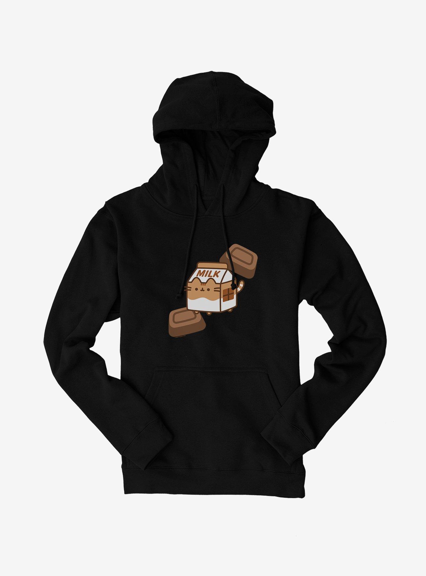 Pusheen Sips Chocolate Milk Box Hoodie, , hi-res