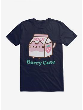 Plus Size Pusheen Sips Berry Cute T-Shirt, , hi-res