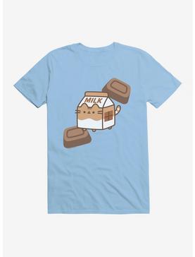 Plus Size Pusheen Sips Chocolate Milk Box T-Shirt, , hi-res