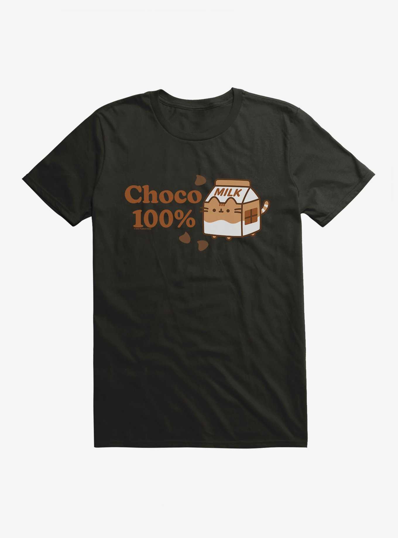 Pusheen Sips Choco 100 Percent Box T-Shirt, , hi-res