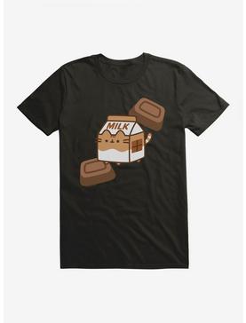 Pusheen Sips Chocolate Milk Box T-Shirt, , hi-res
