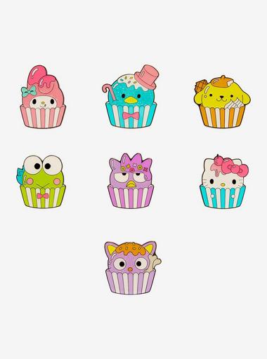 Loungefly Hello Kitty And Friends Cupcake Blind Box Enamel Pin