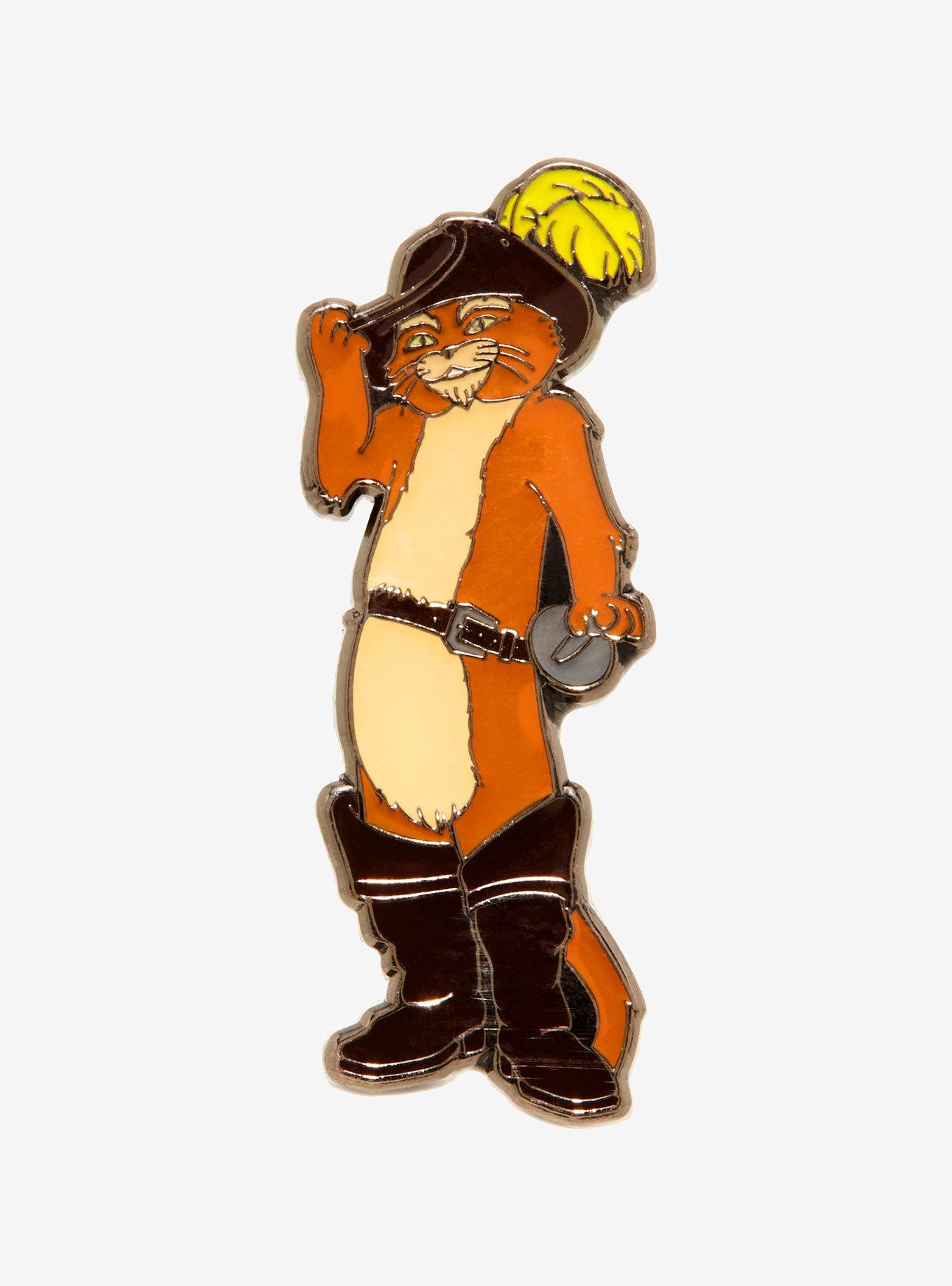 Shrek Puss In Boots Enamel Pin, , hi-res