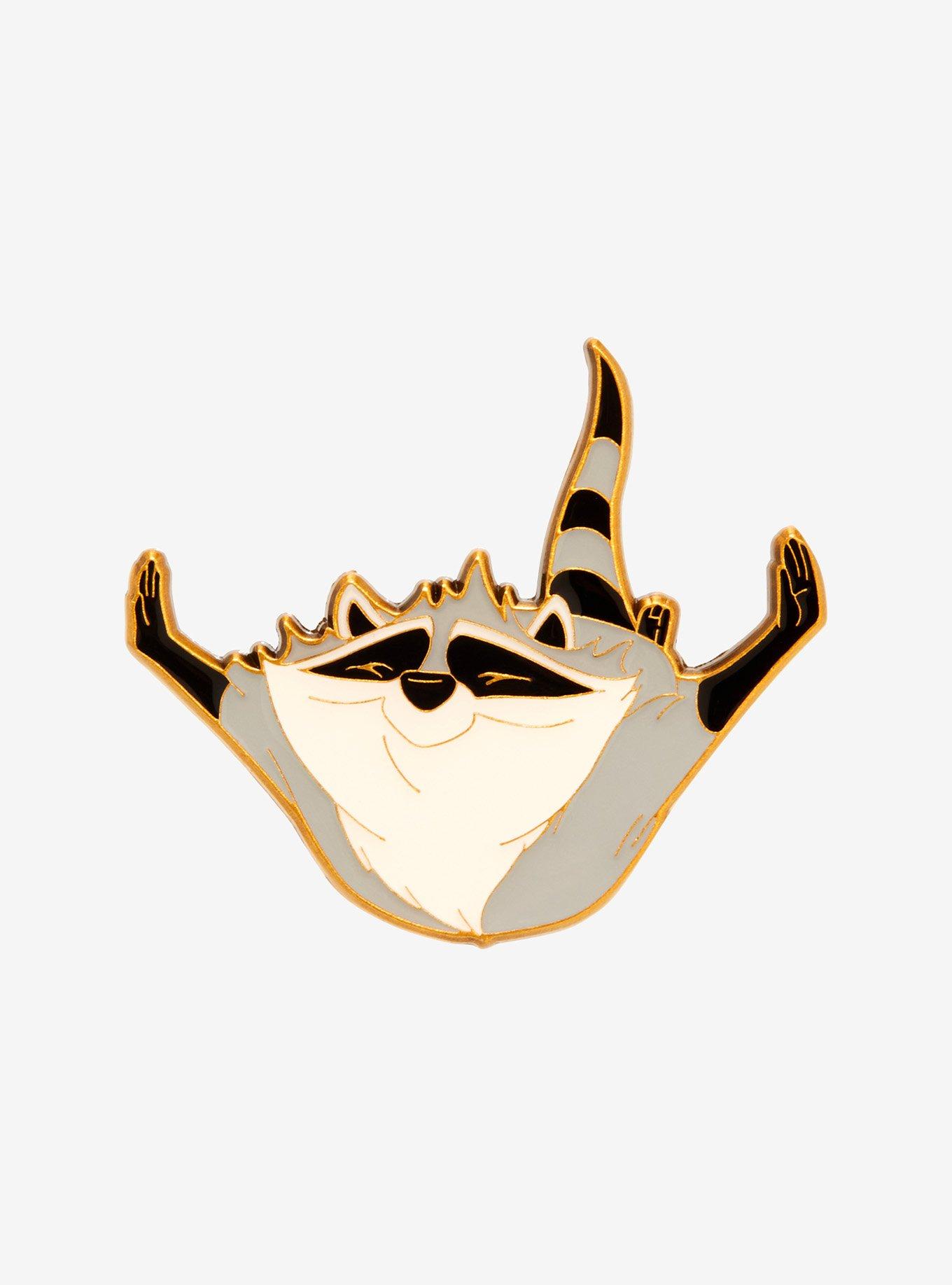 Loungefly Disney Pocahontas Meeko Falling Enamel Pin, , hi-res