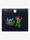 Loungefly Disney Lilo & Stitch Duo Luau Enamel Pin Set, , hi-res