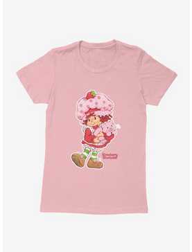 Strawberry Shortcake And Custard Kitty Womens T-Shirt, , hi-res
