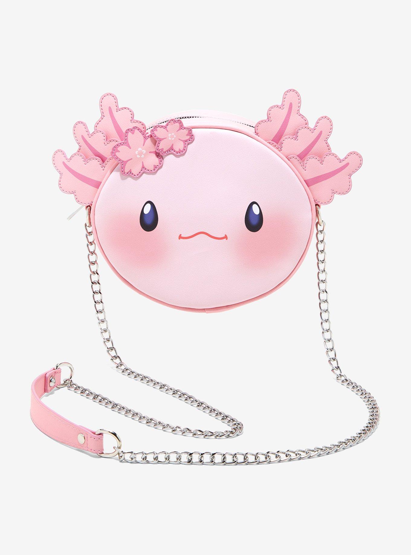 Pink Axolotl Sakura Crossbody Bag, , hi-res