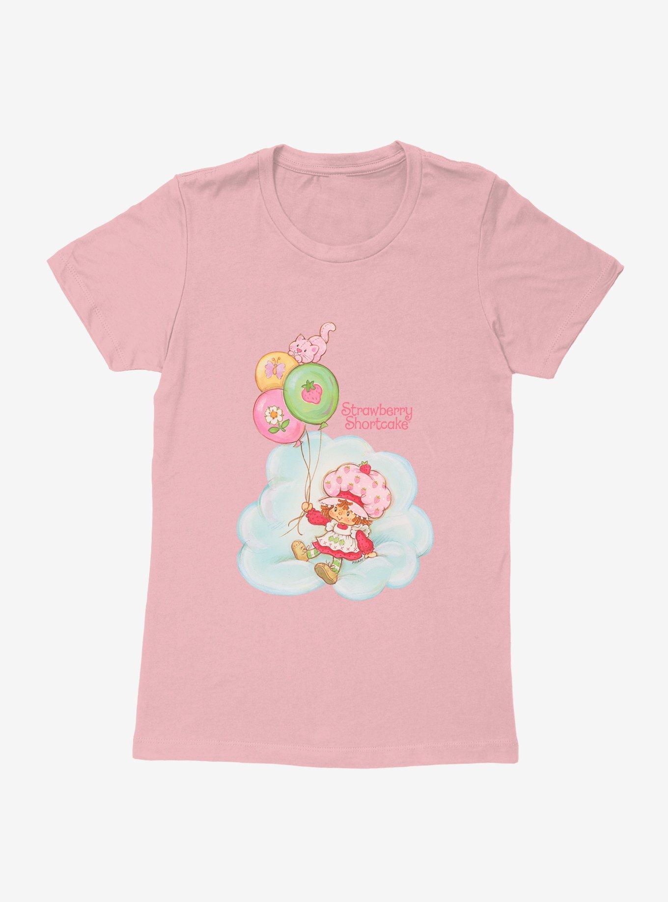Strawberry Shortcake Balloons And Custard Womens T-Shirt, LIGHT PINK, hi-res