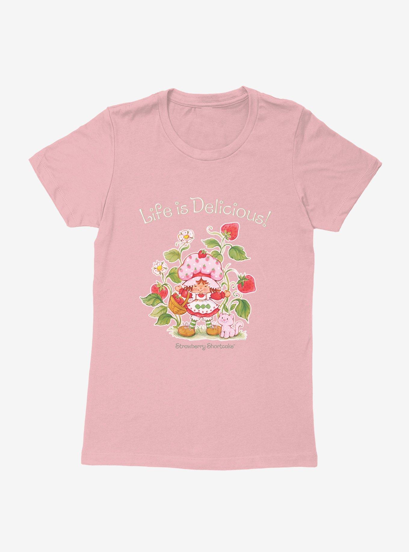 Strawberry Shortcake Life Is Delicious! Womens T-Shirt, , hi-res