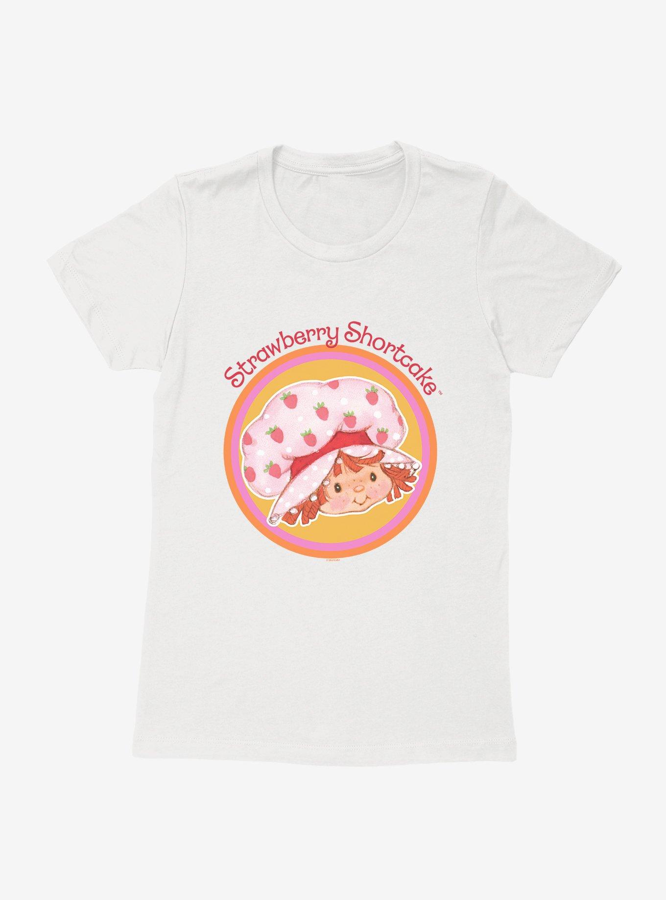 Strawberry Shortcake Retro Icon Womens T-Shirt, WHITE, hi-res