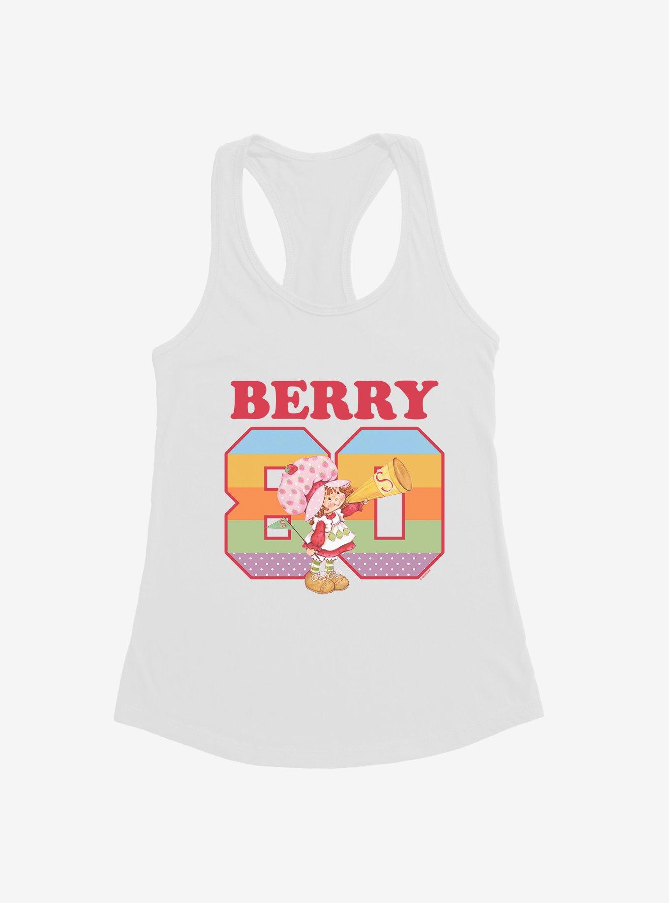 Strawberry Shortcake Berry 80 Retro Womens Tank Top, WHITE, hi-res