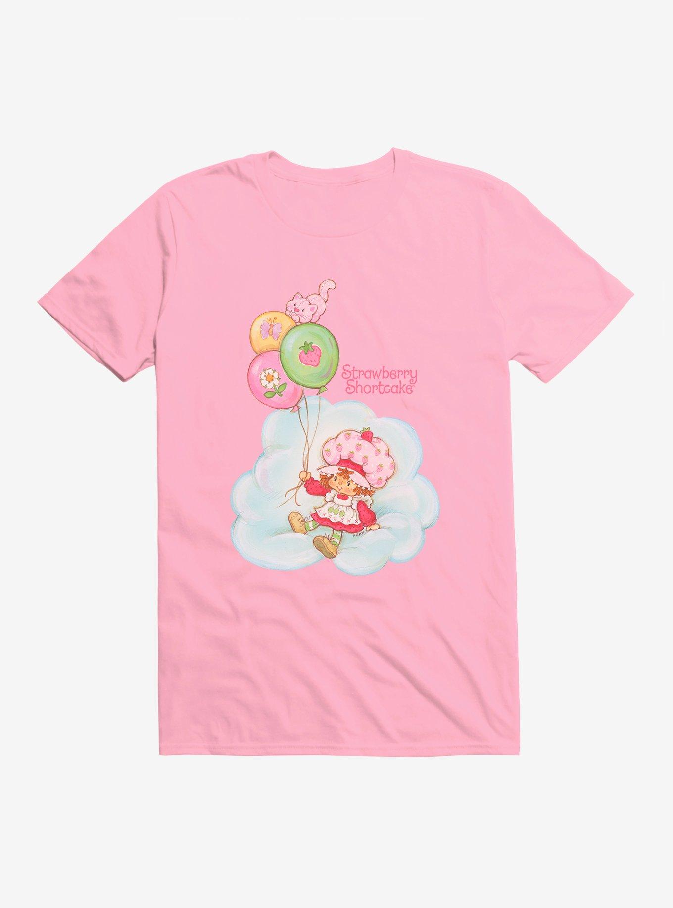 Strawberry Shortcake Balloons And Custard T-Shirt, LIGHT PINK, hi-res