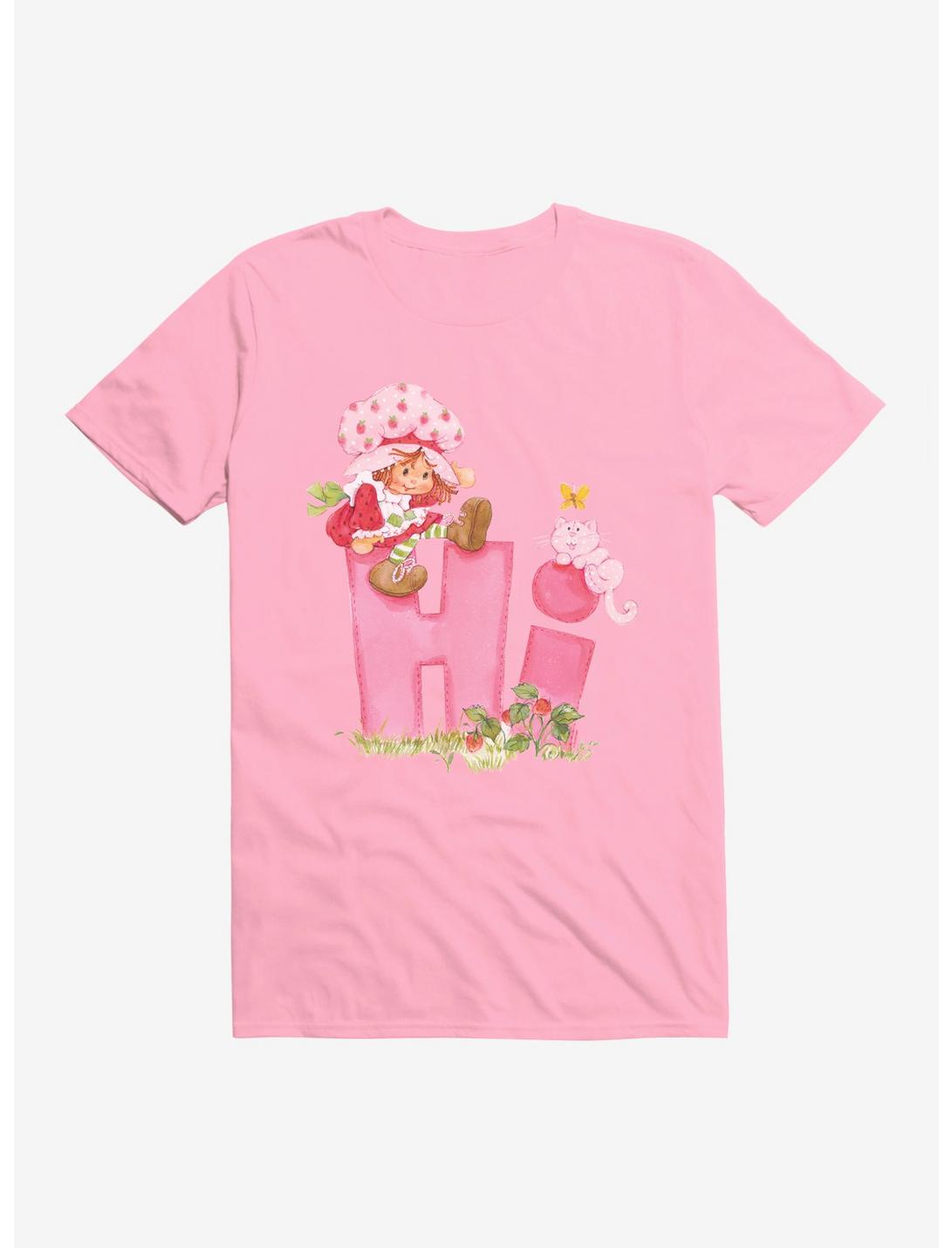 Strawberry Shortcake Hi Greeting T-Shirt, LIGHT PINK, hi-res
